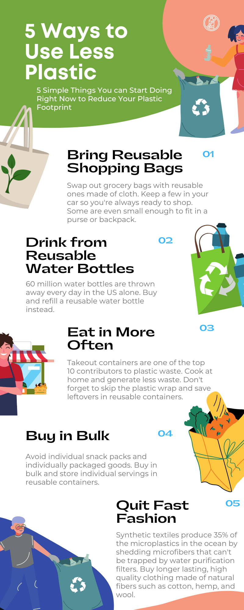 ways you can reduce your plastic use